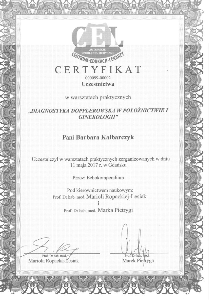 Diagnostyka dopplerowska w położnictwie i ginekologii (2)